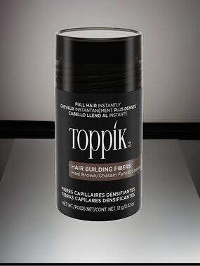 Toppik Hair Building Fibers Medium Brown 0.42oz Fill in Fine or Thinning Hair